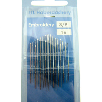 Assorted Hand Sewing Needles Set Embroidery Tapestry Darning Leather Beading - ThreadandTrimmings