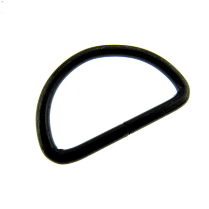 D Rings Bronze Metal Loops Size 25mm Pack Size x 10pcs D Rings or Dee Rings - ThreadandTrimmings