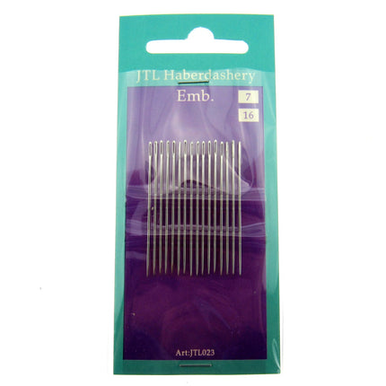 Assorted Hand Sewing Needles Set Embroidery Tapestry Darning Leather Beading - ThreadandTrimmings