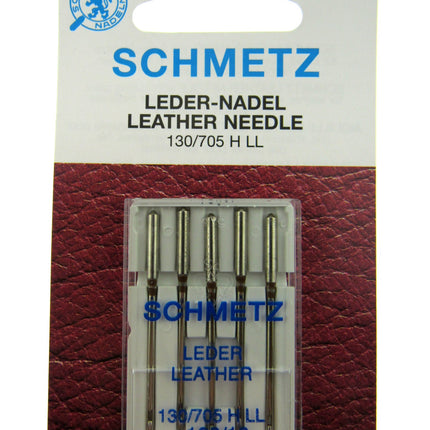 Leather Sewing Machine Needles by Schmetz - ThreadandTrimmings