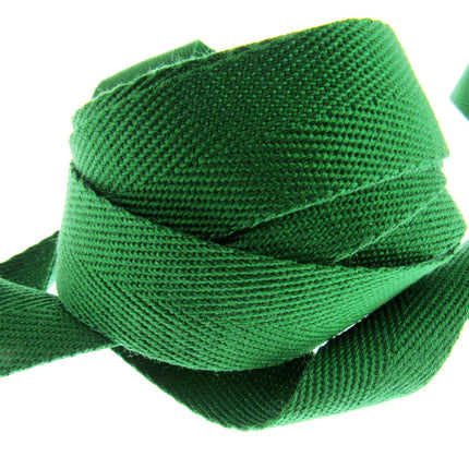 Soft Cotton Rich Herringbone Twill Webbing Strap For Bags - 25mm Wide - ThreadandTrimmings