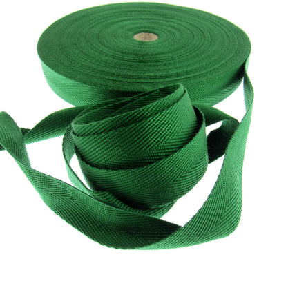 38mm Emerald Green Webbings unravelled
