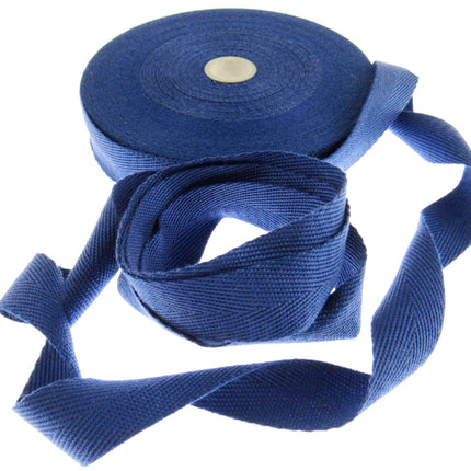 38mm Royal Blue colour Webbing unravelled