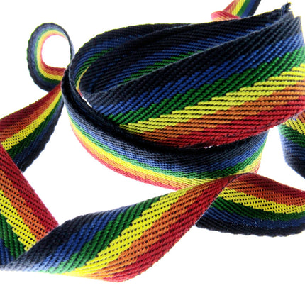 Soft Cotton Rich Webbing with Herringbone Twill - Make Straps For Bags 38mm Wide - ThreadandTrimmings