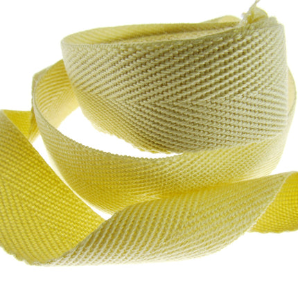 Soft Cotton Rich Herringbone Twill Webbing Strap For Bags - 25mm Wide - ThreadandTrimmings