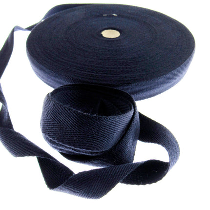 38mm Navy colour Webbing unravelled