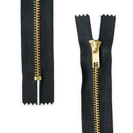 Denim Jean Zips - Sizes 6", 7" and 8"  - Available in 10 Colours - ThreadandTrimmings