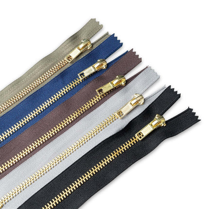 Denim Jean Zips - Sizes 6", 7" and 8"  - Available in 10 Colours - ThreadandTrimmings