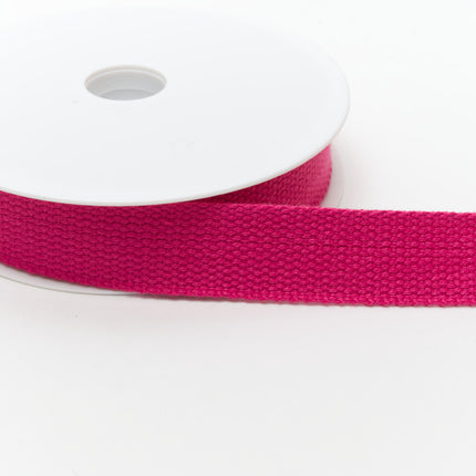 Bright Cotton Webbing With Patterned Basket Weave 30mm Wide Use in Bag Making2 - ThreadandTrimmings