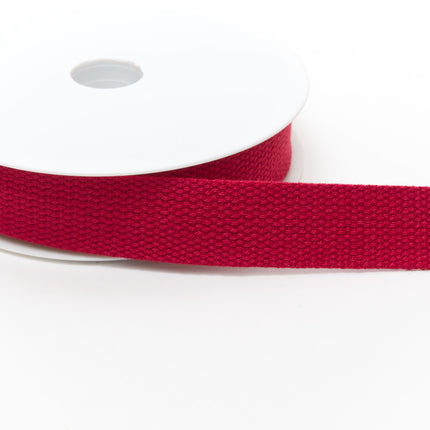 Bright Cotton Webbing With Patterned Basket Weave 30mm Wide Use in Bag Making2 - ThreadandTrimmings