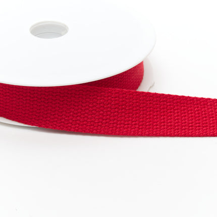 Bright Cotton Webbing With Patterned Basket Weave 30mm Wide Use in Bag Making2 - ThreadandTrimmings