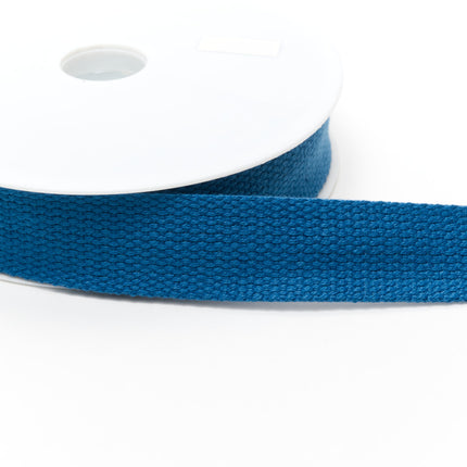 Bright Cotton Webbing With Patterned Basket Weave 30mm Wide Use in Bag Making2 - ThreadandTrimmings