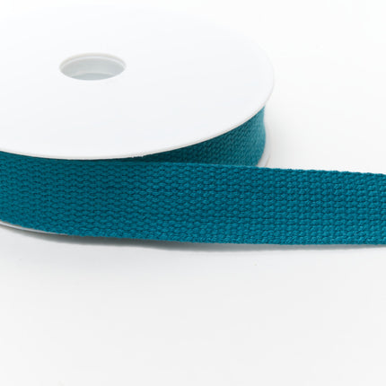Bright Cotton Webbing With Patterned Basket Weave 30mm Wide Use in Bag Making2 - ThreadandTrimmings