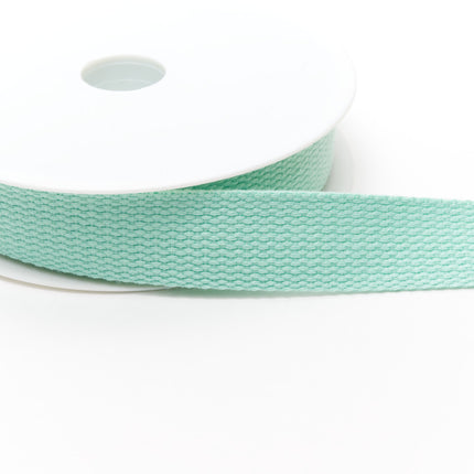 Bright Cotton Webbing With Patterned Basket Weave 30mm Wide Use in Bag Making2 - ThreadandTrimmings