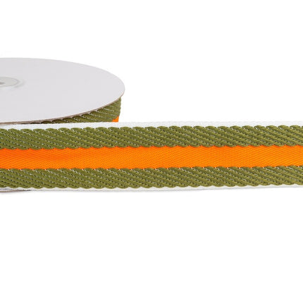 Webbing Herringbone Striped Webbing for Bag Making 40mm Wide Price per Meter - ThreadandTrimmings