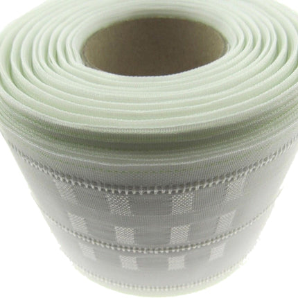 Pinch Pleat Curtain Tape 100mm (4") Wide 3 Pleats 1:2.5 Fullness MOLTO - ThreadandTrimmings