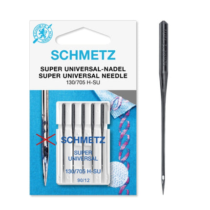 Super Universal Sewing Machine Needles by Schmetz Domestic Use Antiadhesive - ThreadandTrimmings