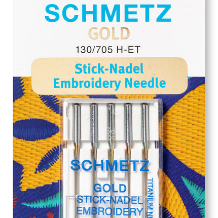 Embroidery Sewing Machine Needles by Schmetz 75 / 90 - Regular and Titanium - ThreadandTrimmings