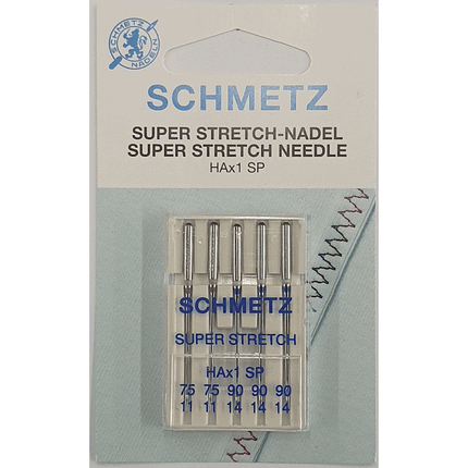 Stretch and Twin Stretch Sewing Machine Needles by Schmetz for Domestic Machines - ThreadandTrimmings