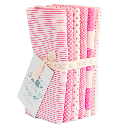 Tilda Classic Basics 6 x Fat Quarters 50cm x 55cm 100% Premium Quality - ThreadandTrimmings