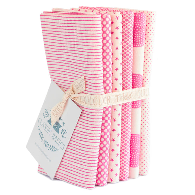 Tilda Classic Basics 6 x Fat Quarters 50cm x 55cm 100% Premium Quality - ThreadandTrimmings
