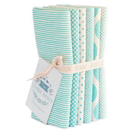 Tilda Classic Basics 6 x Fat Quarters 50cm x 55cm 100% Premium Quality - ThreadandTrimmings