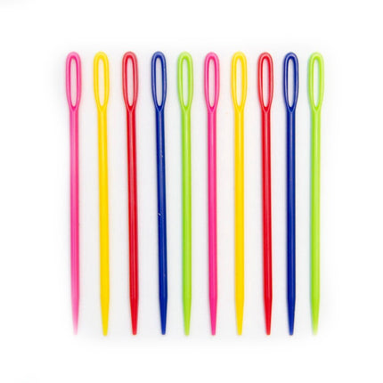 Plastic Yarn Darner Needles - 75mm Long - Large Eye - Yarn Darning Needles - ThreadandTrimmings