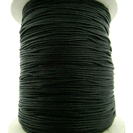 Austrian Festoon Lift Cord - - 250 Meter Full Roll of Black or White 1mm Cord