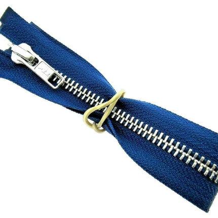 YKK METAL OPEN END ZIP FASTENER (No 5 WEIGHT) YKK SEPARATING ZIPPER / 9 COLOURS - ThreadandTrimmings