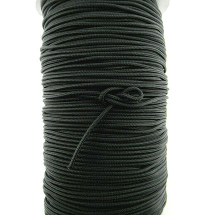 Blind Lift Cord 2mm Polyester Non Stretch Curtain Cord Black White Cream - ThreadandTrimmings