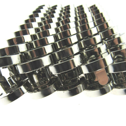 Round Magnetic Fasteners For Bag & Leatherwork Projects 100 x18mm Fastener Sets - ThreadandTrimmings