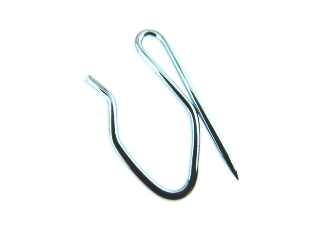 CURTAIN PIN TAPE HOOKS - ZINC (35mm x 20mm) - ThreadandTrimmings