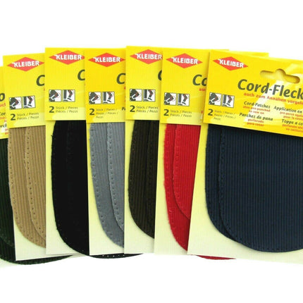 CORDUROY ELBOW / KNEE REPAIR PATCHES / KLEIBER IRON or SEW-ON PRE-PUNCHED PATCH - ThreadandTrimmings