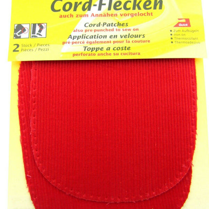 CORDUROY ELBOW / KNEE REPAIR PATCHES / KLEIBER IRON or SEW-ON PRE-PUNCHED PATCH - ThreadandTrimmings
