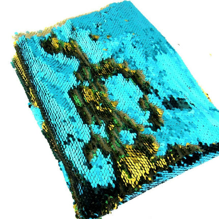 ** Mermaid Reversible Sequin Fabric with 5mm Sequins. Choose from 10 Colour Ways - ThreadandTrimmings