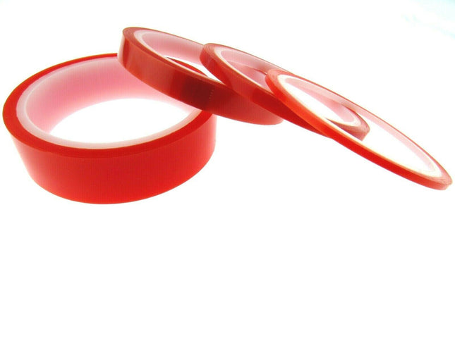 Double Sided Super Sticky Tape With Red Backing Paper 5m Rolls Heavy Duty - ThreadandTrimmings