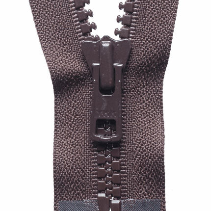 YKK Vislon HEAVY DUTY Plastic Open End Zip 8mm Teeth 24" / 26" / 28" / 30" / 32" - ThreadandTrimmings