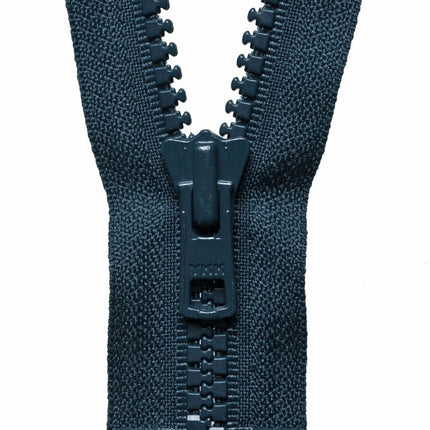 YKK Vislon HEAVY DUTY Moulded Plastic Open End Zip #8 (8mm Teeth) 18"/ 20"/ 22" - ThreadandTrimmings