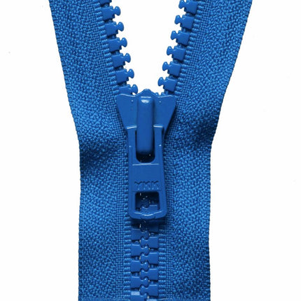 YKK Vislon HEAVY DUTY Plastic Open End Zip 8mm Teeth 24" / 26" / 28" / 30" / 32" - ThreadandTrimmings