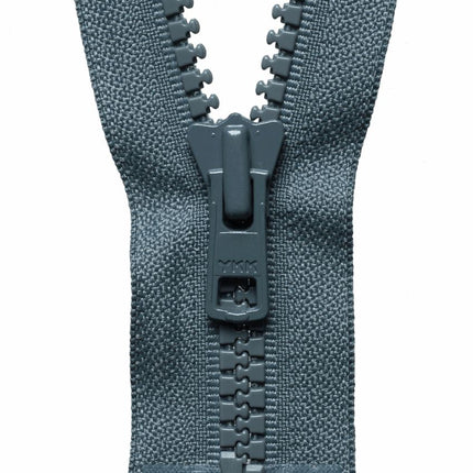 YKK Vislon HEAVY DUTY Moulded Plastic Open End Zip #8 (8mm Teeth) 18"/ 20"/ 22" - ThreadandTrimmings