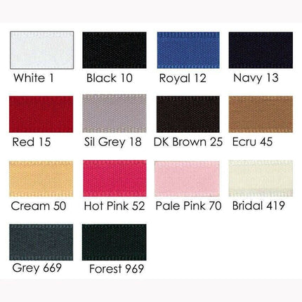Seam Sewing Tape - 25mm Polyester Seam Binding Tape by BERISFORDS - 14 Colours - ThreadandTrimmings