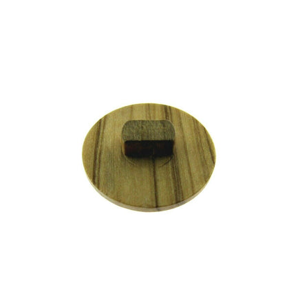 PLAIN SHANK OLIVE WOOD BUTTONS - CW4 - FOUR SIZES AVAILABLE - ThreadandTrimmings