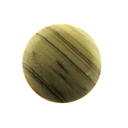 PLAIN SHANK OLIVE WOOD BUTTONS - CW4 - FOUR SIZES AVAILABLE - ThreadandTrimmings