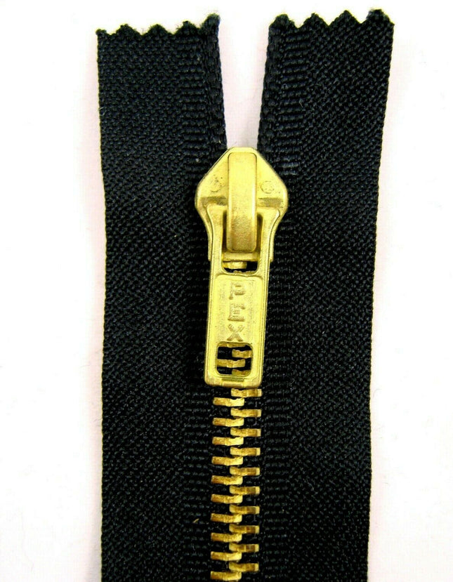 Black Denim Jean Zips - 3"- 4"- 5"- 6"- 7" & 8" - - ThreadandTrimmings