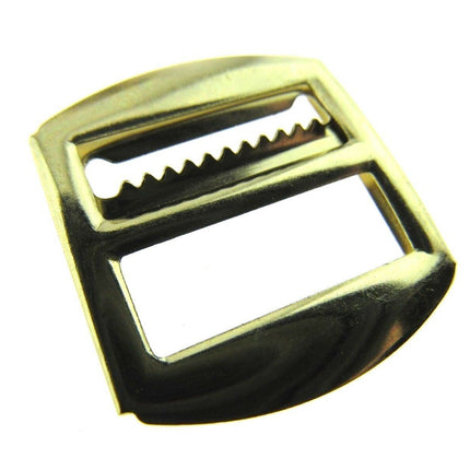 Toothed Waistcoat Buckles with Adjusting Slider Bar - Black, Gold or Silver CX51 - ThreadandTrimmings