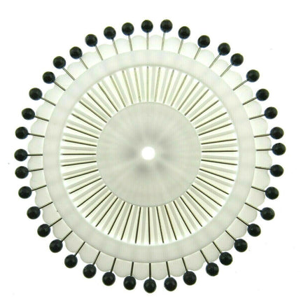 Colour  Headed Pin Wheels - 40 Pins Per Wheel - Easy To Pick Up And Use - Handy - ThreadandTrimmings