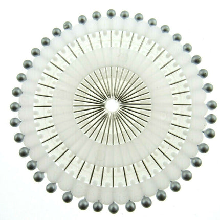 Colour  Headed Pin Wheels - 40 Pins Per Wheel - Easy To Pick Up And Use - Handy - ThreadandTrimmings