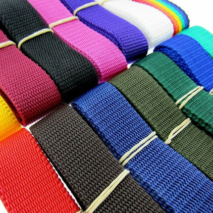 Strong Woven Bag Webbing 5m x Polypropylene Water Resistant -High Break Strength - ThreadandTrimmings