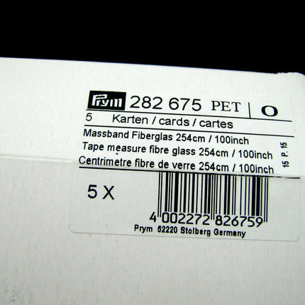 Extra Long Tape Measure Fiberglass Professional Tailoring by Prym 100" 254cm - ThreadandTrimmings