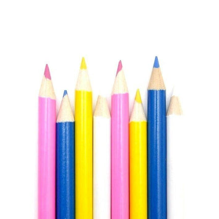 Chalk Pencils Tailors Dressmaker Fabric Markers or Quilters - 17cm Long - 4 Cols - ThreadandTrimmings